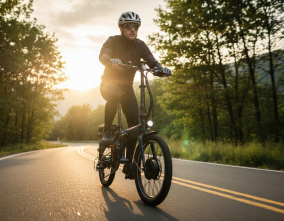 e-Rockies Side front motor by the hill